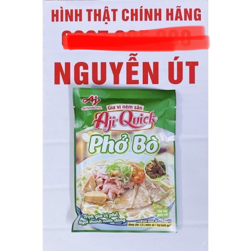 gia vị phở bò aji quick 57g
