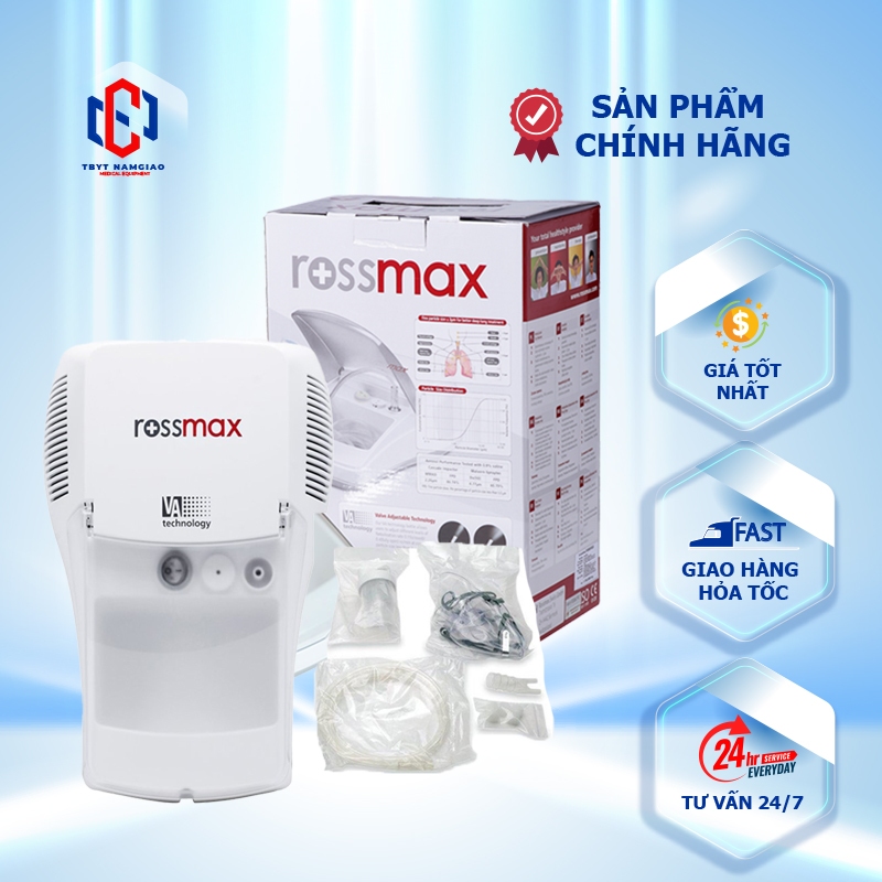 Máy Xông Khí Dung Mũi Họng Rossmax NA90 (2 Chức Năng Xông Và Hút Mũi)