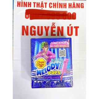Kẹo mút cây còi thỏi hương dâu hộp 20 cái