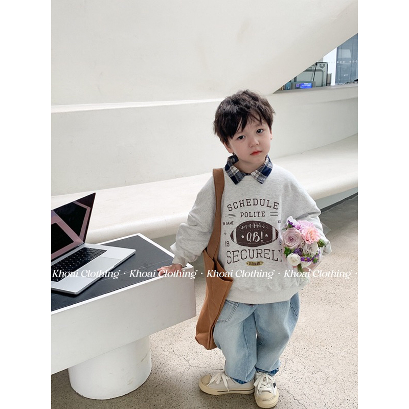 Áo swearter vải mịn độ dày vừa