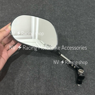 Kính chiếu hậu kiểu Spark kèm chân xoay 360 độ CNC