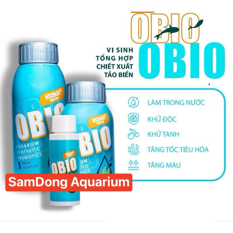Men vi sinh KOIKA OBIO ( 30 - 180 - 300ml)