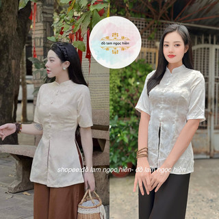 Mẫu đồ lam đi chùa gấm nút bọc đủ màu, đủ size