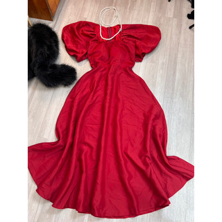 đầm maxi tay phồng đi tiệc tl