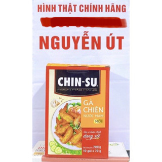 gà chiên nước mắm chin su hộp 10 gói x 70g