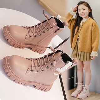 Giày bốt bé gái cá tính đế mềm êm chân [GBG06]