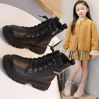 Giày bốt bé gái cá tính đế mềm êm chân [GBG06]
