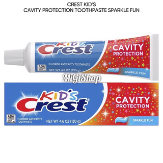 Kem Đánh Răng Trẻ Em Crest Kid’s Cavity Protection Toothpaste Sparkle Fun 130g