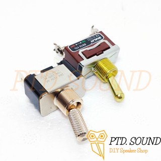 Công tắc gạt vàng , gạt dứa cho loa DIY  nút nhiều chế độ từ PTD Sound