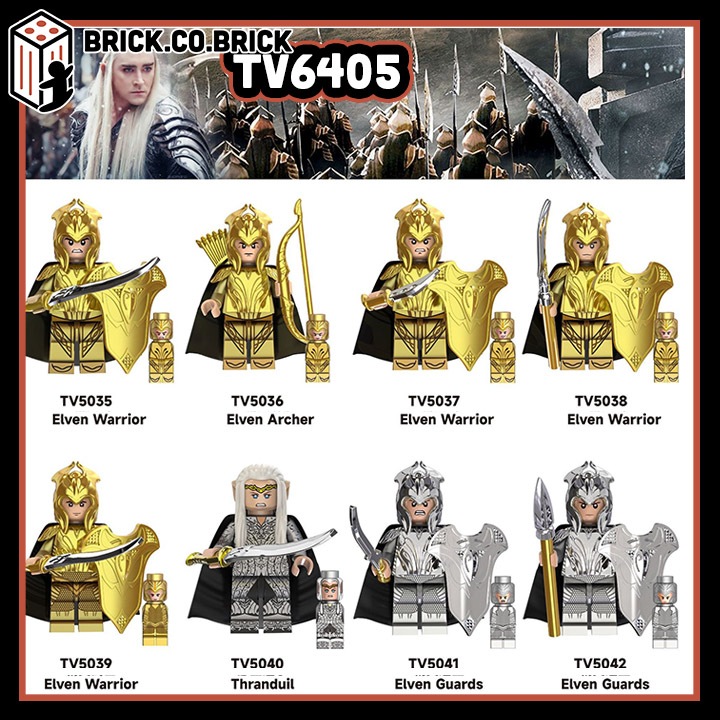 The Hobbits Famous Mô hình Nhân vật Chiến Binh Elvenarcher Elrond Mô hình Chúa tể Của Những Chiếc Nh