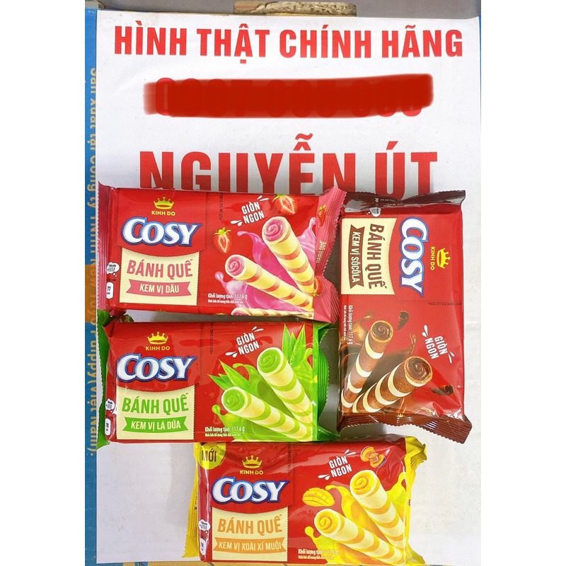 bánh quế cosy 117.6g