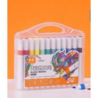 Bút Acrylic 24 màu cao cấp của Zhongcai