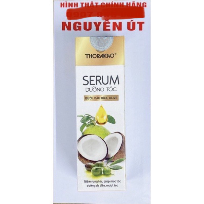 serum dưỡng tóc thorakao bưởi dầu dừa olive 75g