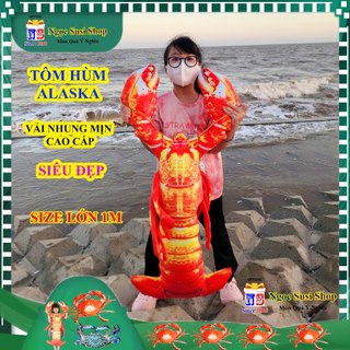 [MUA LÀ CÓ QUÀ] TÔM HÙM ALASKA ,CUA HOÀNG ĐẾ,GHẸ BÔNG CÀ MAU NHỒI BÔNG SIÊU MỀM MỊN - gấu bông toys
