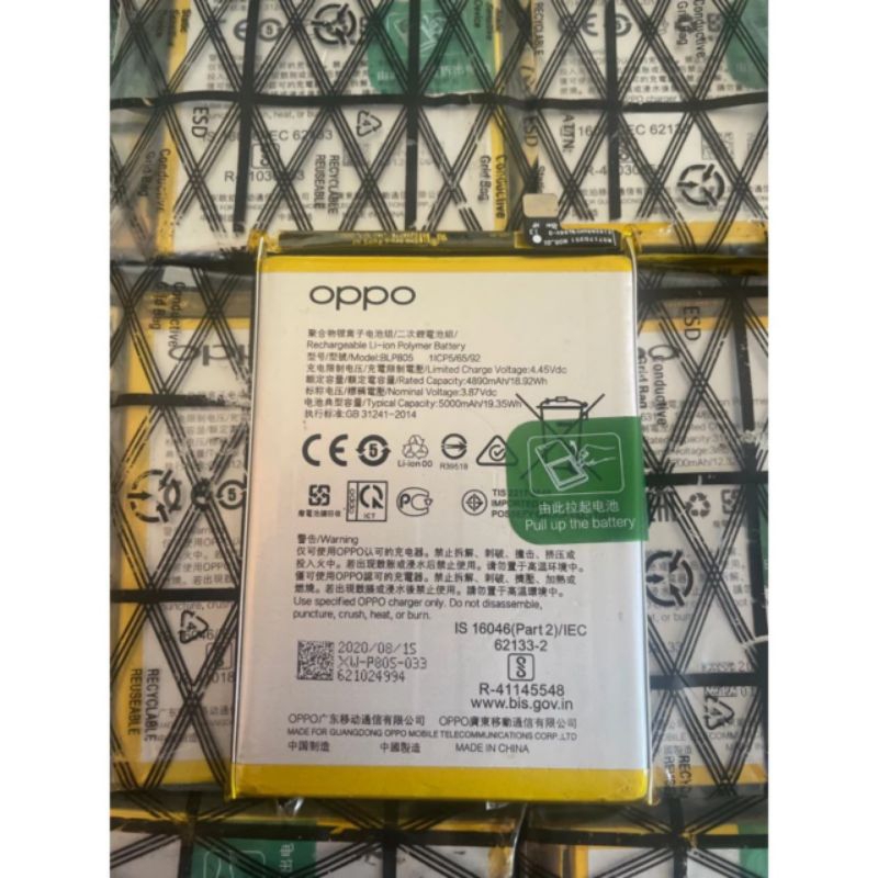 Pin Oppo A16 2021 , A55 4G BLP805 bảo hành 6 tháng