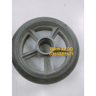 Bánh xe cao su gang đúc ntt đường kính 25cm