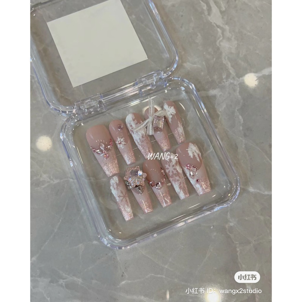 Móng giả nailbox D48 kẹo ngọt mùa đông