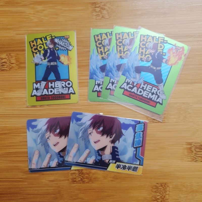 Tranh ảnh metal card My hero academia - Todoroki Shoto
