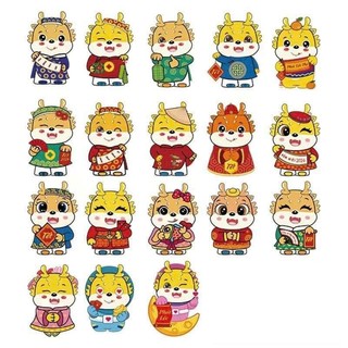 Lì xì tết chibi phản quang mẫu mới nhất 2024