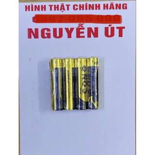 Pin con ó aaa vĩ 4 viên