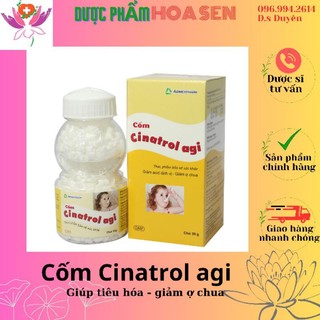 Cốm tiêu Cinatrol agi trắng, hồng