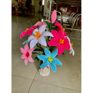 Hoa Ly kẽm nhung