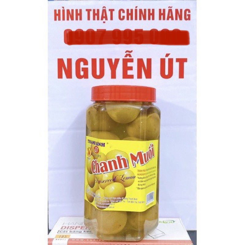 Chanh muối thanh bình hủ 850g