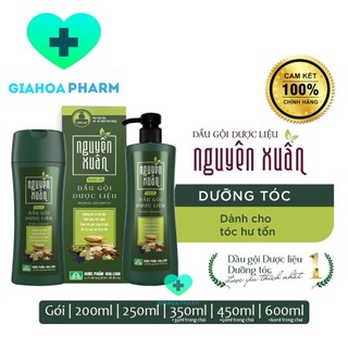 Dầu gội dược liệu Nguyên Xuân Dưỡng Tóc (Xanh) - Dành cho tóc hư tổn