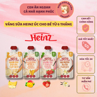 [Date T3-T6/2025] Váng Sữa Heinz, Túi Dinh Dưỡng Heinz Cho Bé Ăn Dặm 6M+ Túi 120gr