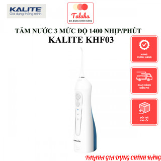 Máy tăm nước Kalite KHF03 tốc độ 1400 nhịp/phút với 3 mức độ khác nhau, bình nước tháo rời tiện lợi - BH 12 tháng-Talaha