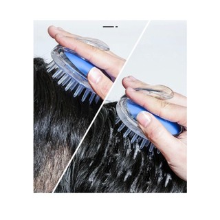 Lược gội đầu massage, lược silicon massage gội đầu, tẩy da chết, làm sạch da đầu