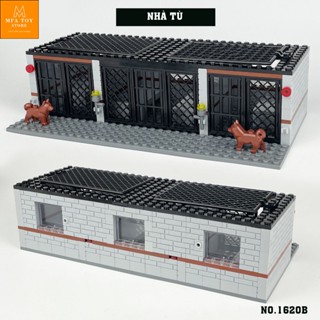  Đồ chơi lắp ráp swat army mô hình lắp ghép quân sự - Nhà tù No.359 