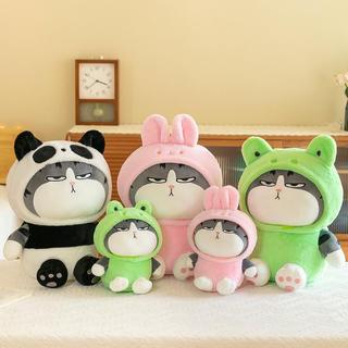 Gấu bông mèo hoàng thượng Cosplay 3 màu, mèo quý tộc mặt quạo dễ thương cho bé
