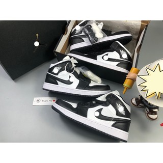 Giày Sneaker JD mid panda Sc, Giày thể thao nam nữ