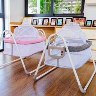 Nôi tự động smart baby gấp gọn tặng dây curoa cao cấp chính hãng Đại Vĩ - Nôi smart baby