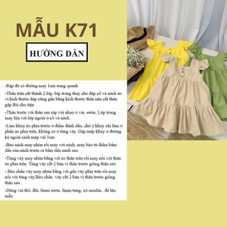 RẬP GIẤY A0 VÁY BÉ K71