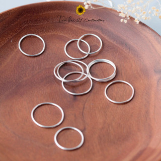 Nhẫn bạc Simple Nhẫn bạc Tiệm bạc 21Centimeters