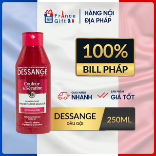 Dầu gội Dessange Couleur & Kératin - 250ml - Dành cho mái tóc nhuộm