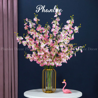 Bình hoa lồng chim mạ vàng	BH024
