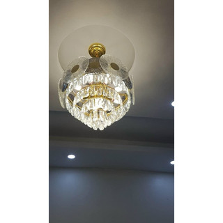 Đèn chùm pha lê, đèn thả trần phi 50cm - 005