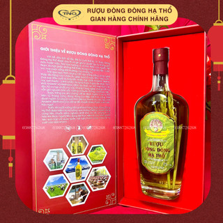 Hộp rượu đòng đòng hạ thổ quà tặng cao cấp