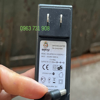 Cục nguồn 9V 500mA chân ngược dương ngoài âm trong