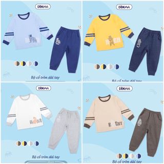 2-6y bộ cổ tròn dài tay Dokma
