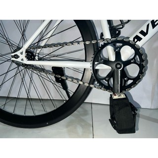 Xe đạp fixgear pro - black white
