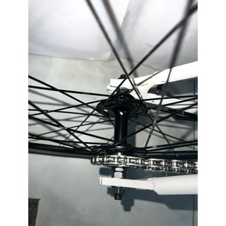 Xe đạp fixgear pro - black white