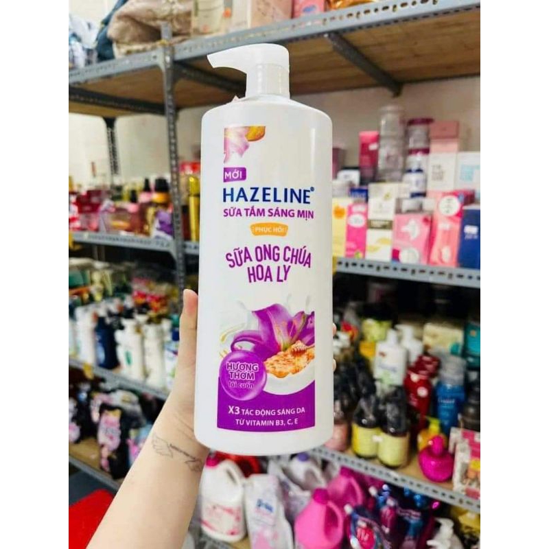 sữa tắm.    hazeline