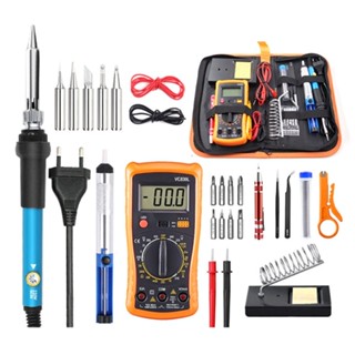 Bộ Đồng Hồ Máy Hàn Thiếc Học Tập Sửa Chữa Điện Tử 26 Món Thông Minh Tiện Lợi