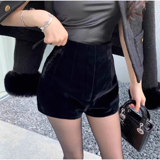Quần short Nhung cạp cao 2 lớp cao cấp - M634