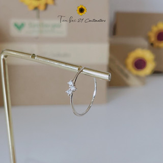  Nhẫn bạc Tim đá Nhẫn bạc Tiệm bạc 21Centimeters 