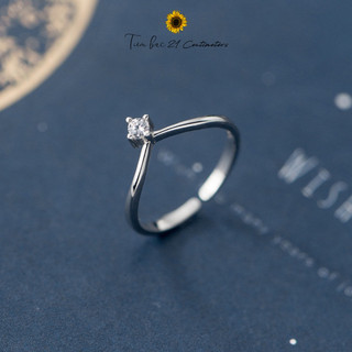 Nhẫn bạc Tina Nhẫn bạc Tiệm bạc 21Centimeters